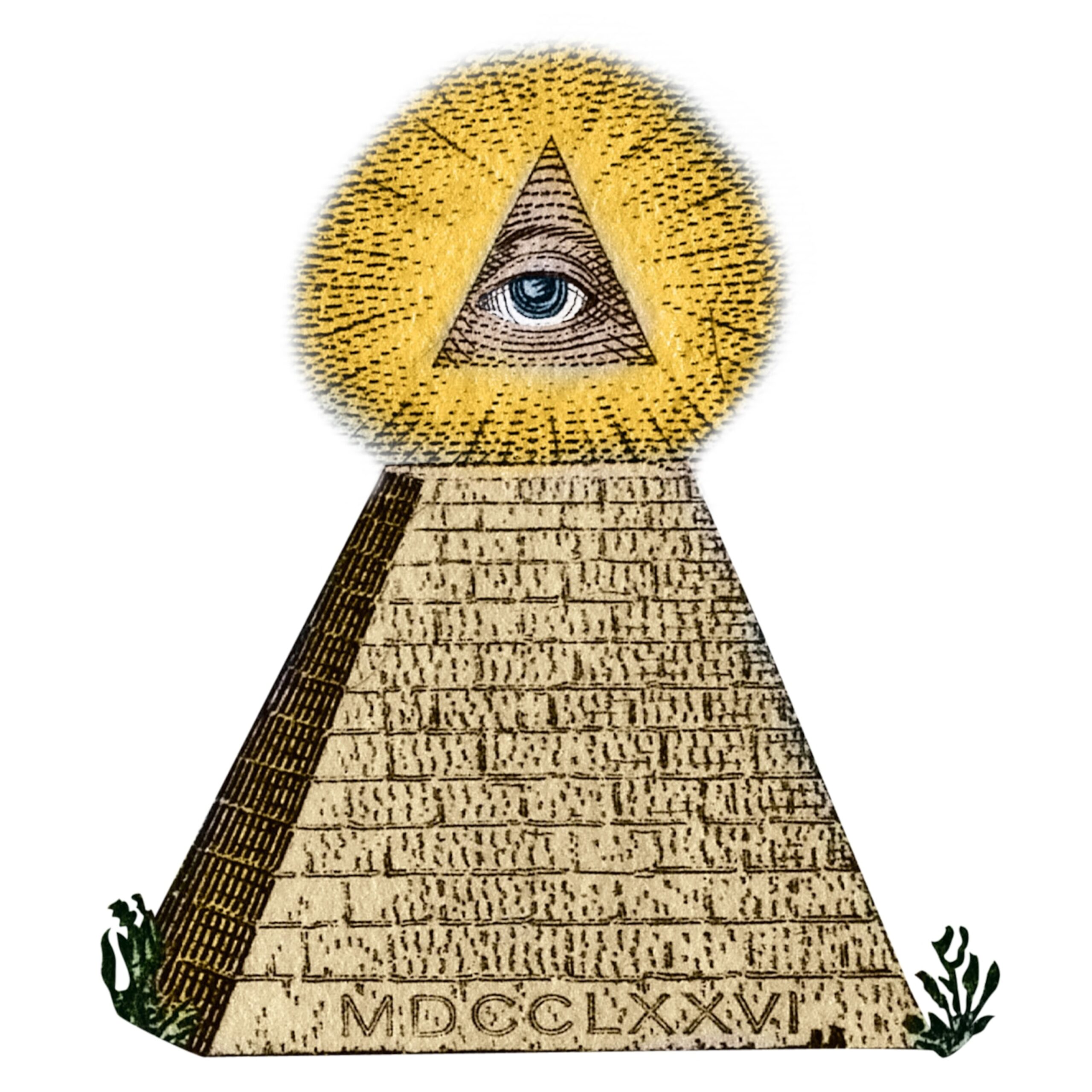 The Christian Eye of Providence (as shown on the great seal of the U.S.A.), later a symbol of Freemasonry